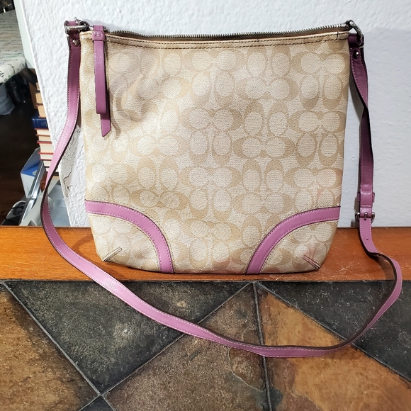 Coach Peyton Signature File Crossbody Bag - Picture 2 of 7